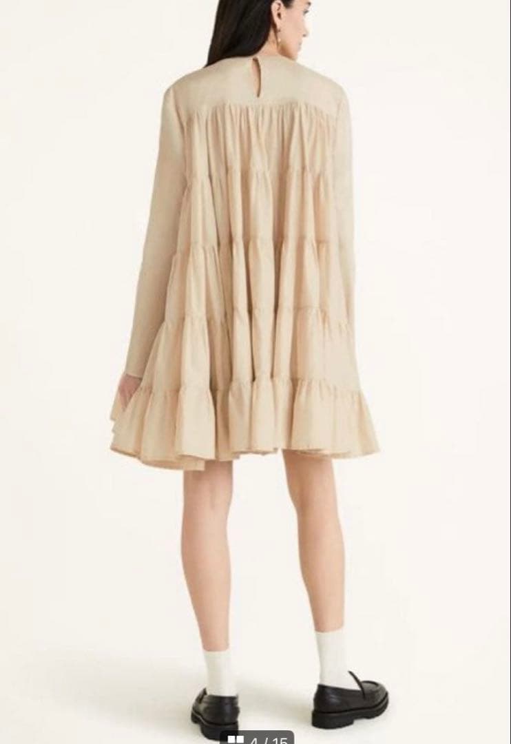 Merlette マーレットSOLIMAN ソリマン ライトベージュ ワンピース