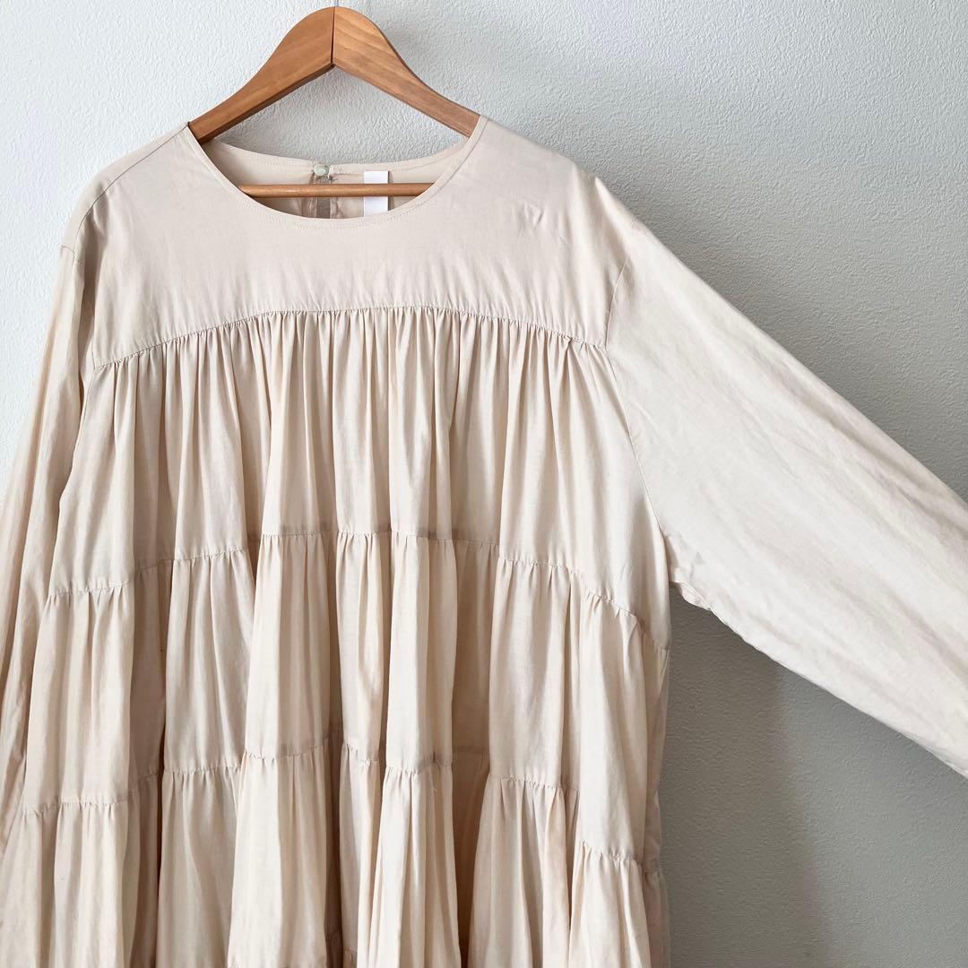 Merlette マーレットSOLIMAN ソリマン ライトベージュ ワンピース