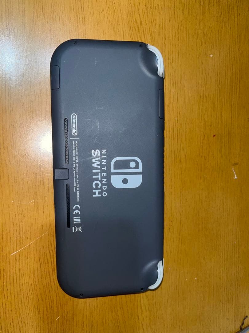 Nintendo Switch Lite グレー 黒 ジャンク品 液晶割れ