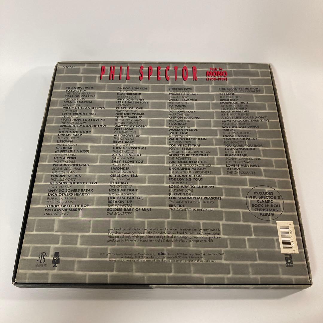 洋楽 PHIL SPECTOR / BACK TO MONO(1958-1969)