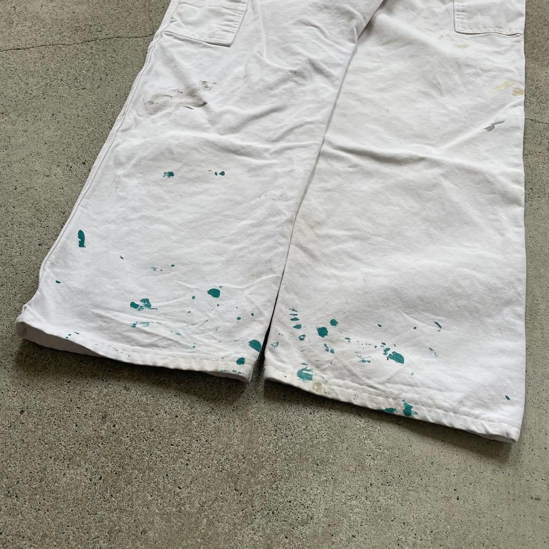 00s dickies グランジ ホワイト ペインターパンツ ワイド ストレート