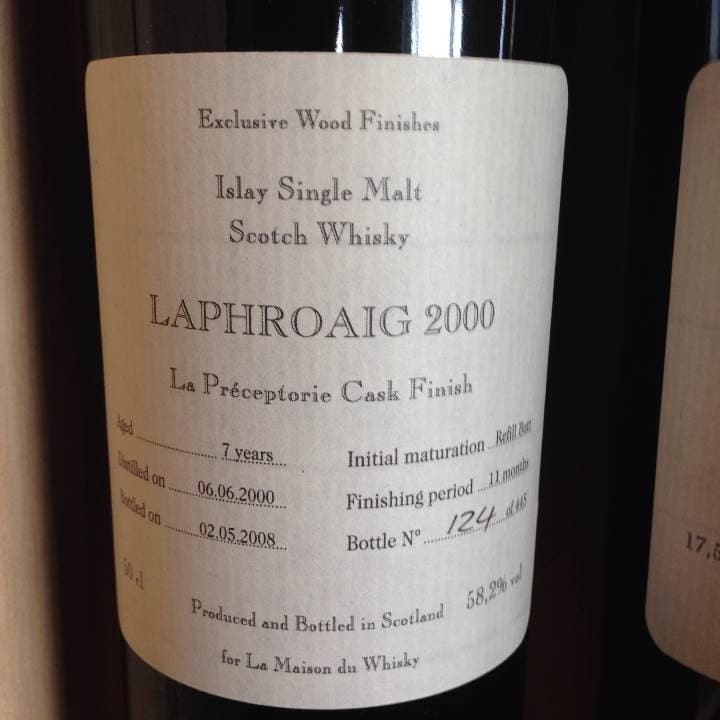 ぽ*助様 LAPHROAIG 2000 7YEARS モルト ラフロイグ7年