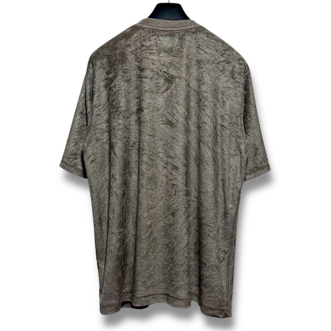 20AW ニードルズ ベロア パピヨン刺繍 ポケットTシャツ モカ XL