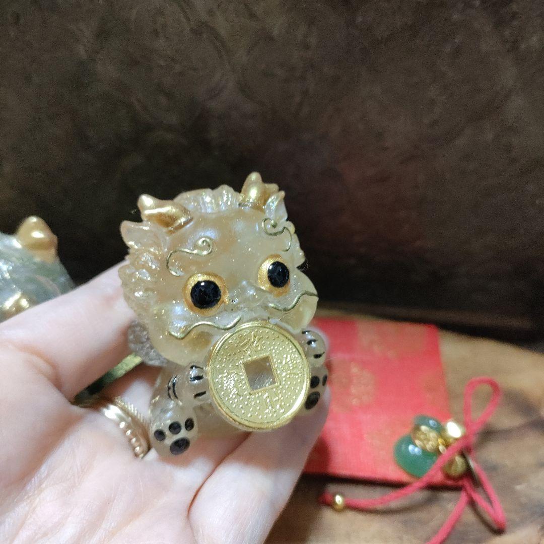 ☆わんこ0613☆オルゴナイト☆布袋様、干支馬A(小)☆