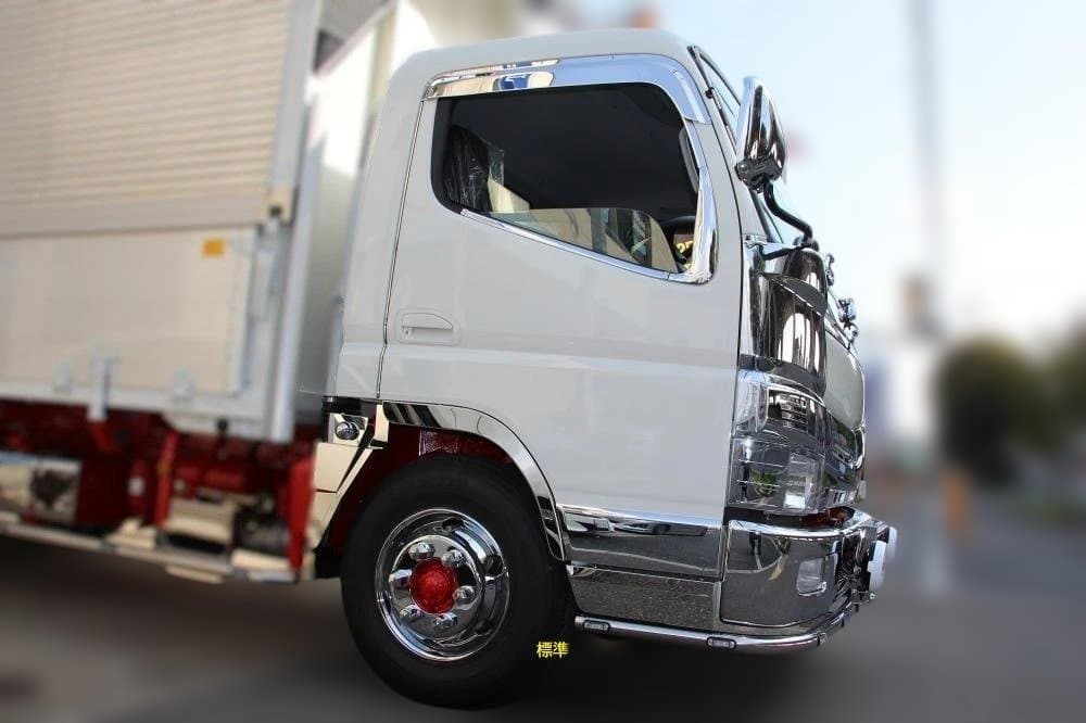 キャンター JET/純正用 ステップガーニッシュ 後方延長タイプ