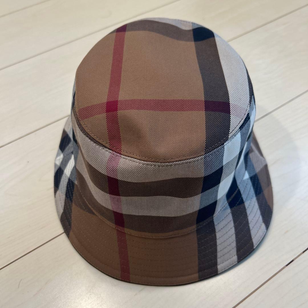 【美品】サイズＬ　BURBERRY チェック柄 バケットハット