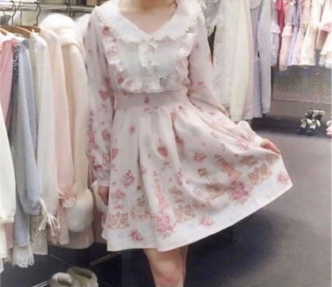 LIZLISA スノードーム柄 ワンピース