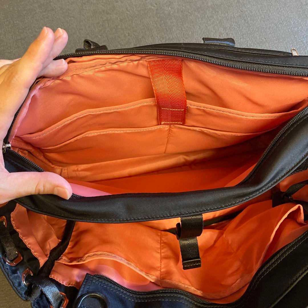 SELENT ÉTHER 黒 ビジネスバッグ3way36シルバー