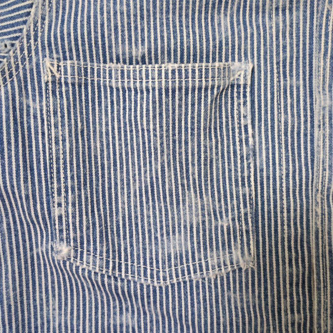 ✿マディソンブルー✿ヒッコリーカバーオール　ダメージ加工有り00サイズ新品未使用