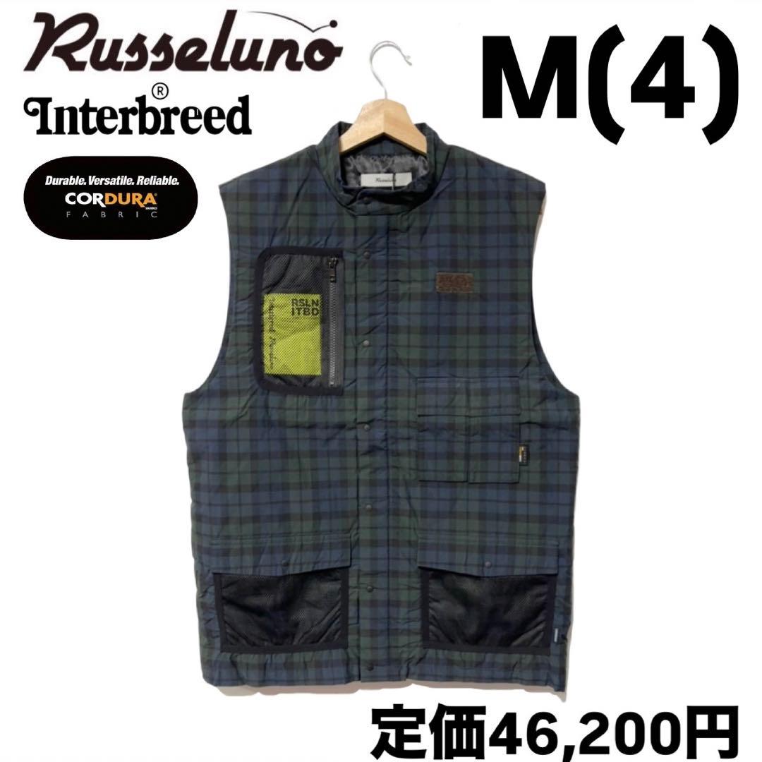 インターブリード ラッセルノ ゴルフ コーデュラ 中綿ベスト ネイビー M 4