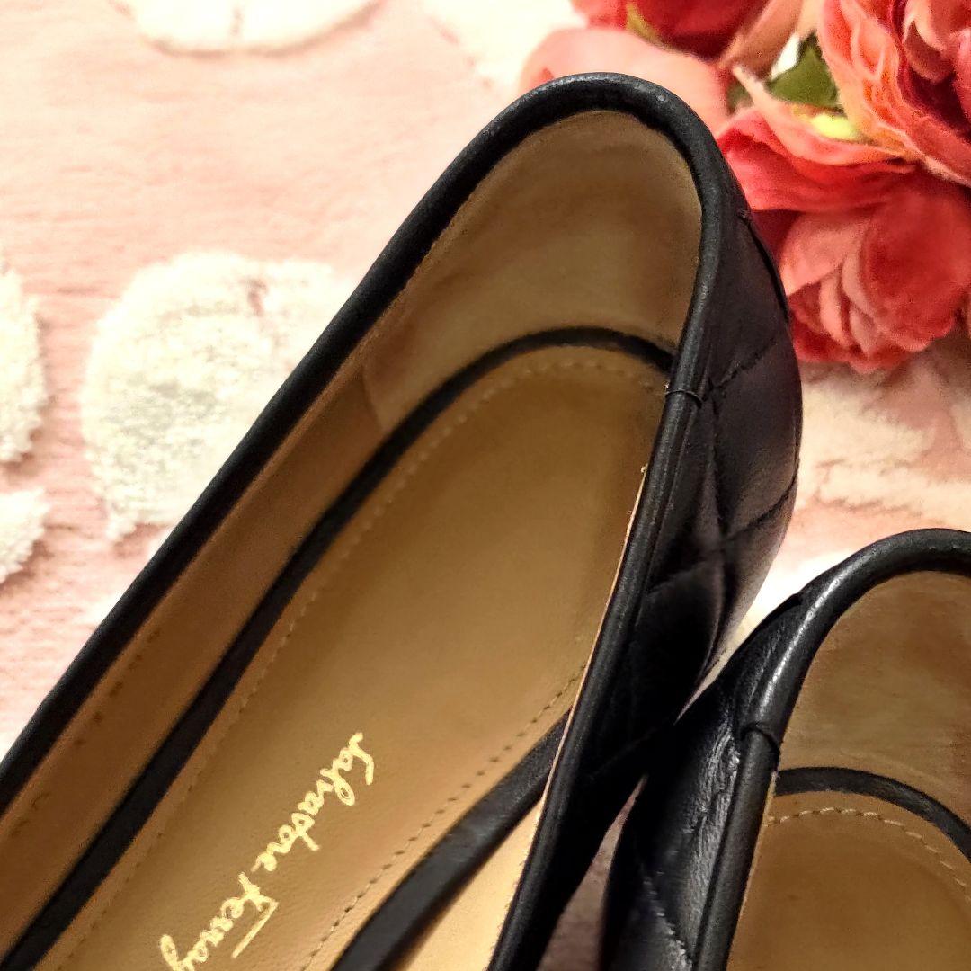 Salvatore Ferragamo♡フェラガモ♡イタリア製♡黒エナメル♡６