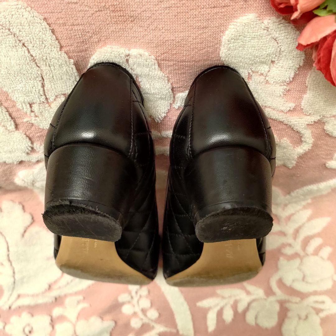 Salvatore Ferragamo♡フェラガモ♡イタリア製♡黒エナメル♡６