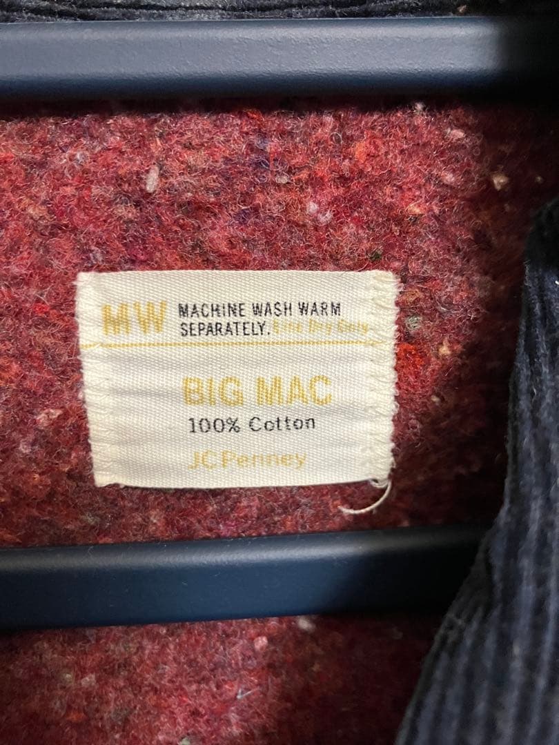 ビッグマック　70s ブランケットデニムカバーオール　ビッグサイズ　100%綿