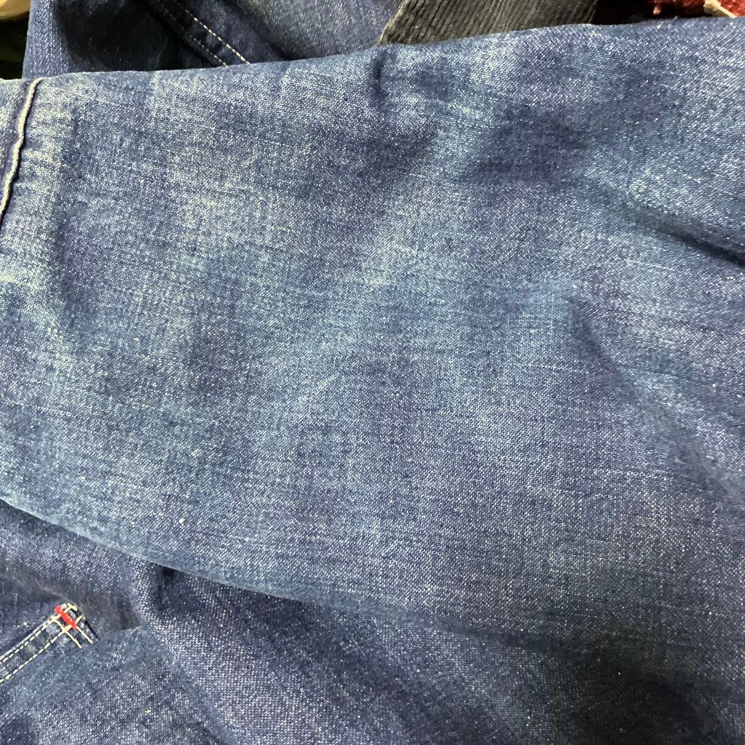 ビッグマック　70s ブランケットデニムカバーオール　ビッグサイズ　100%綿