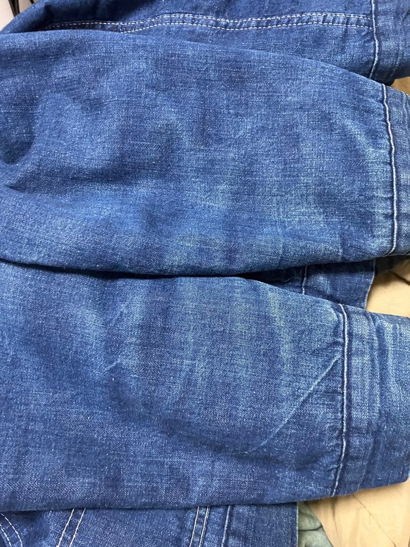 ビッグマック　70s ブランケットデニムカバーオール　ビッグサイズ　100%綿