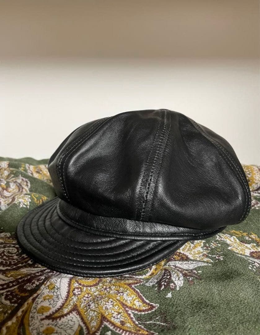 NEW YORK HAT ニューヨークハット本革　キャスケット