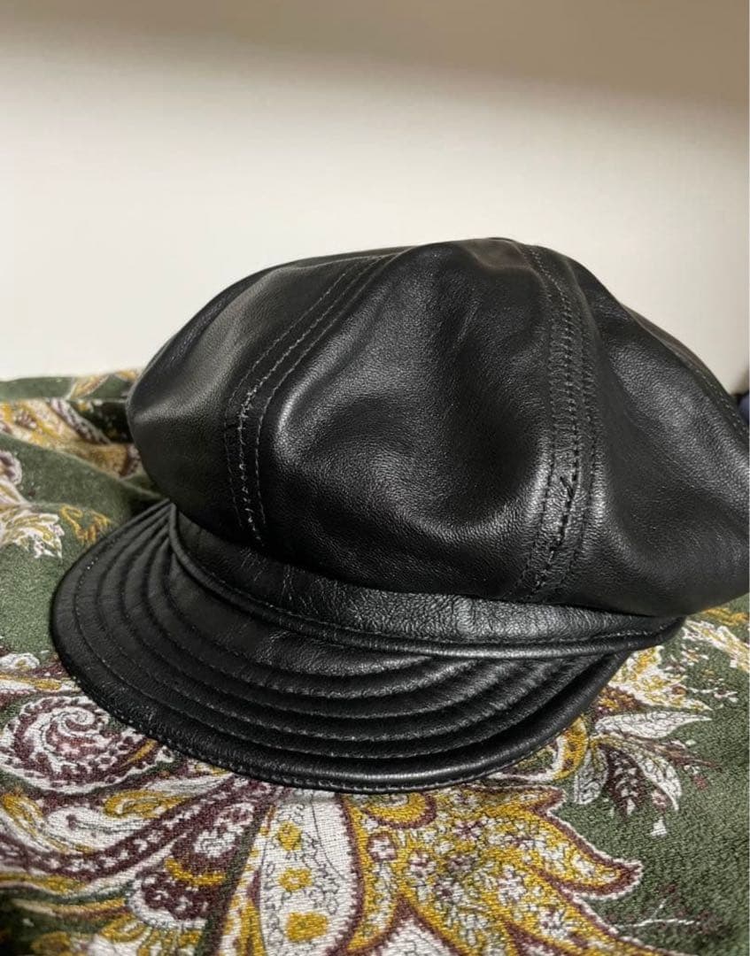 NEW YORK HAT ニューヨークハット本革　キャスケット