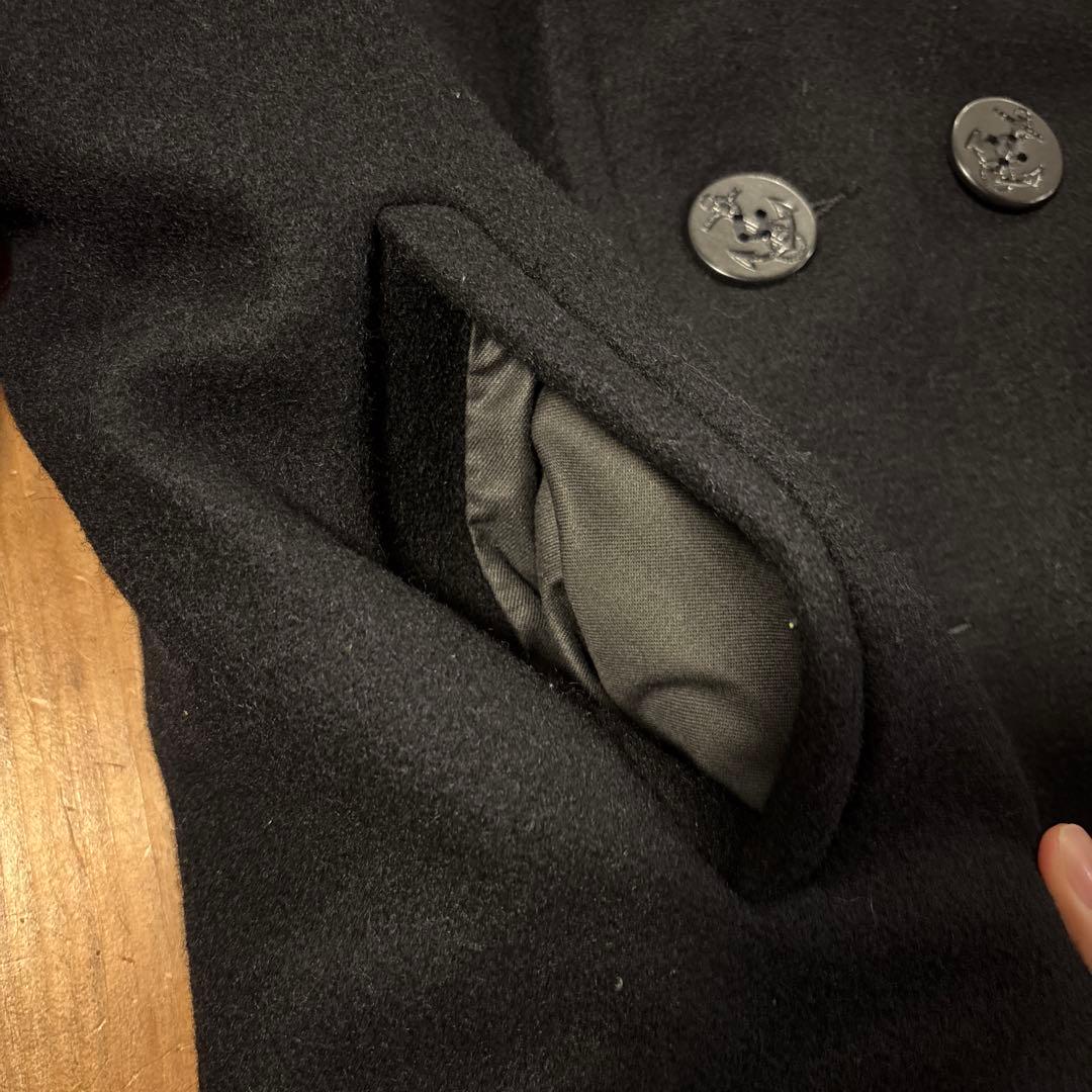 schott ショットU.S. 740N PEA JACKET ブラック 38