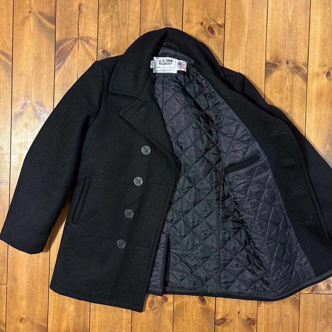 schott ショットU.S. 740N PEA JACKET ブラック 38