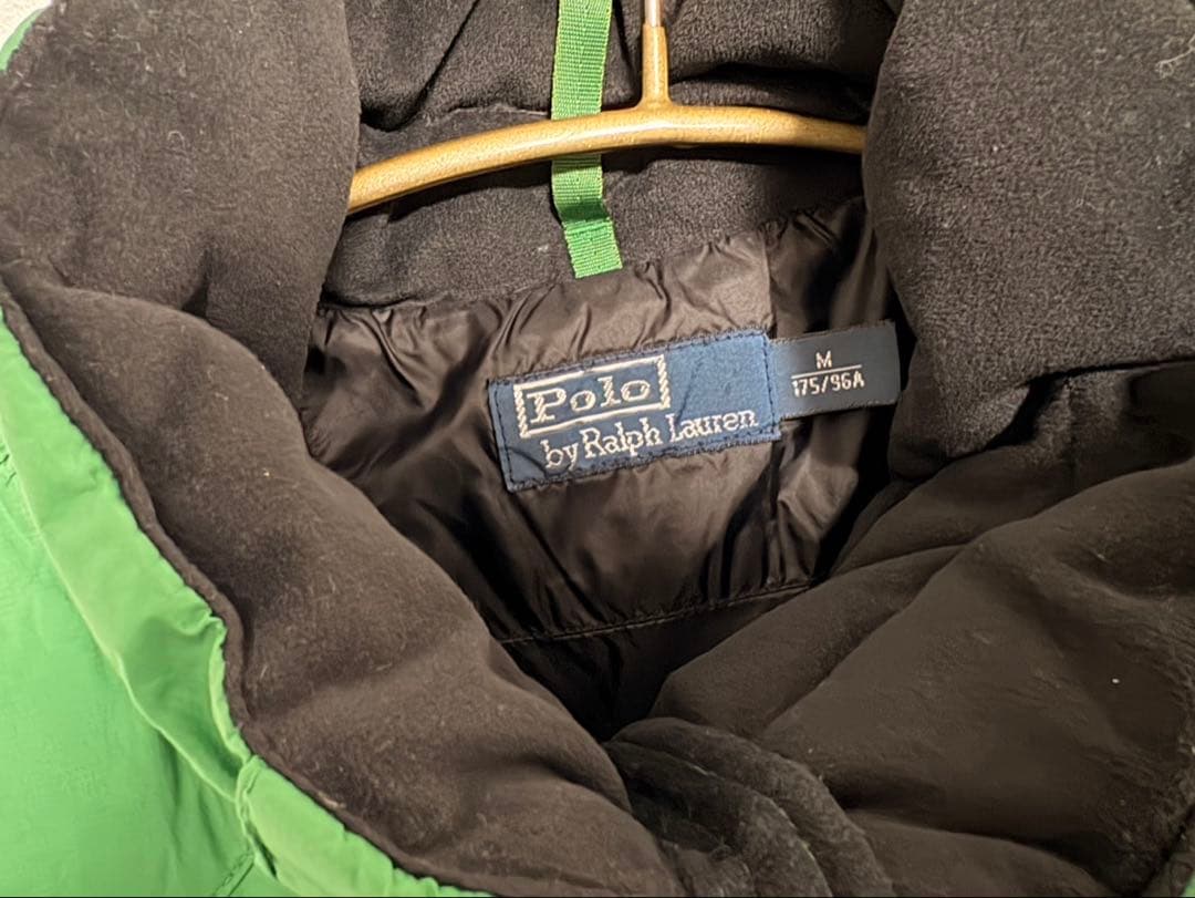 Polo by Ralph Lauren 緑色ダウンベスト