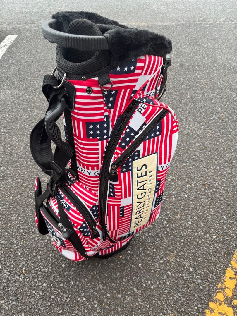 PEARLY GATES ゴルフバッグ アメリカ国旗柄