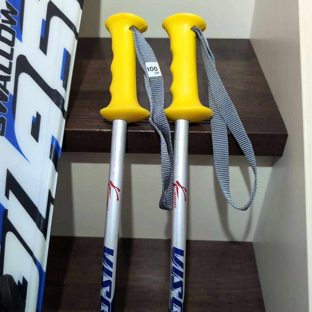 ヒ*ん様 Swallow スキー板 ビンディング ストック　セット 130cm