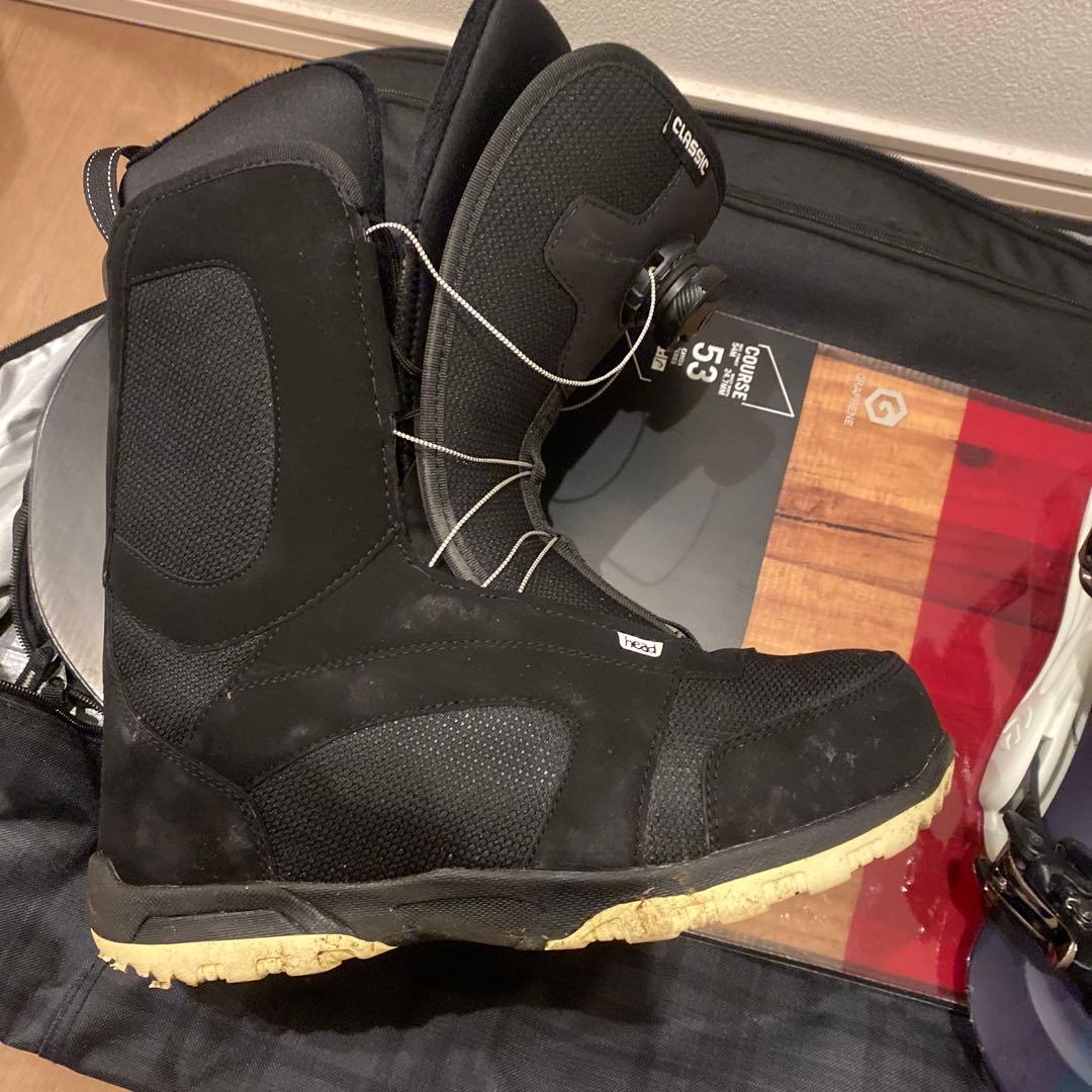 メンズ　スノーボード　HEAD × Flux の4点セット