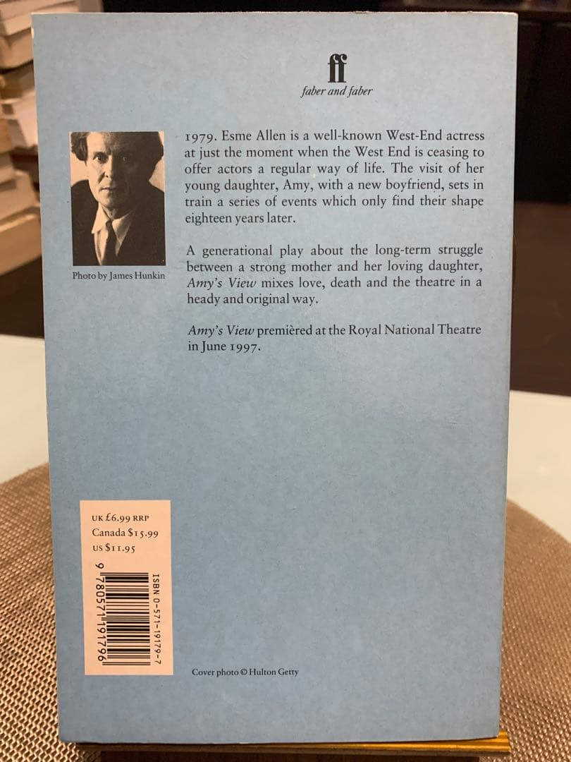 希少　David Hare Amy's View