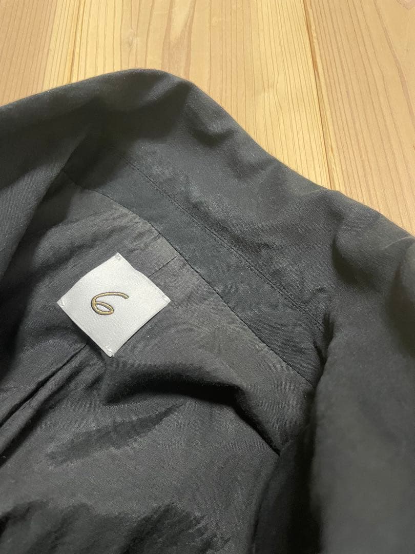 6 ROKU コットンキュプラテーラードジャケット