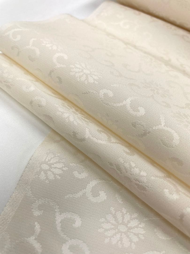 長襦袢 ゑり萬 紋意匠 菊唐草 正絹 反物