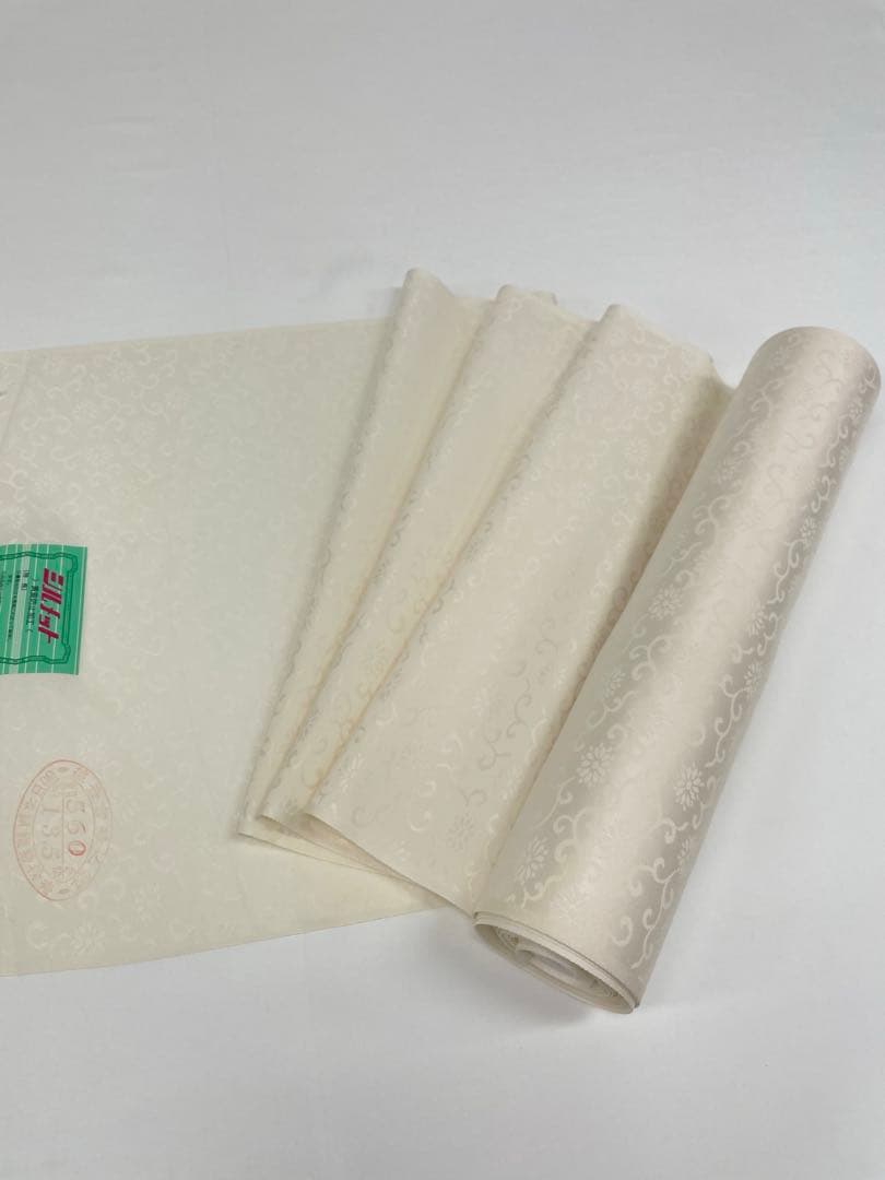 長襦袢 ゑり萬 紋意匠 菊唐草 正絹 反物