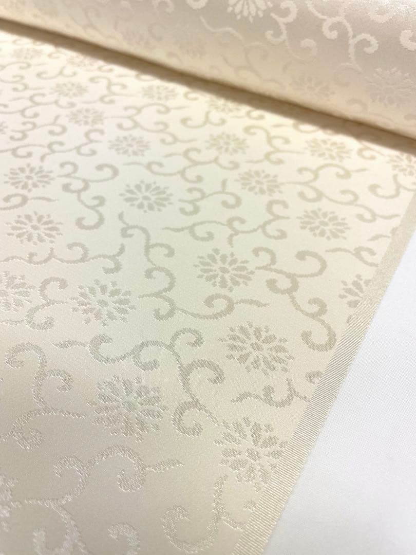 長襦袢 ゑり萬 紋意匠 菊唐草 正絹 反物