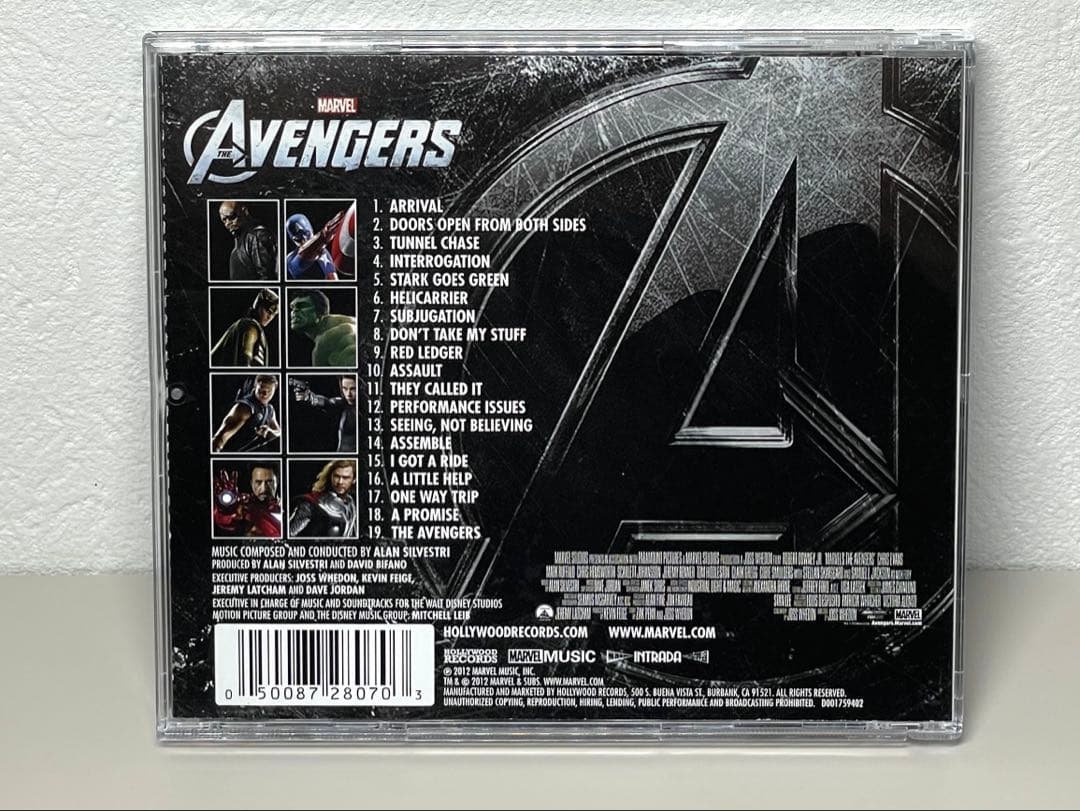 極美品 CD The Avengers アベンジャーズ サウンドトラック