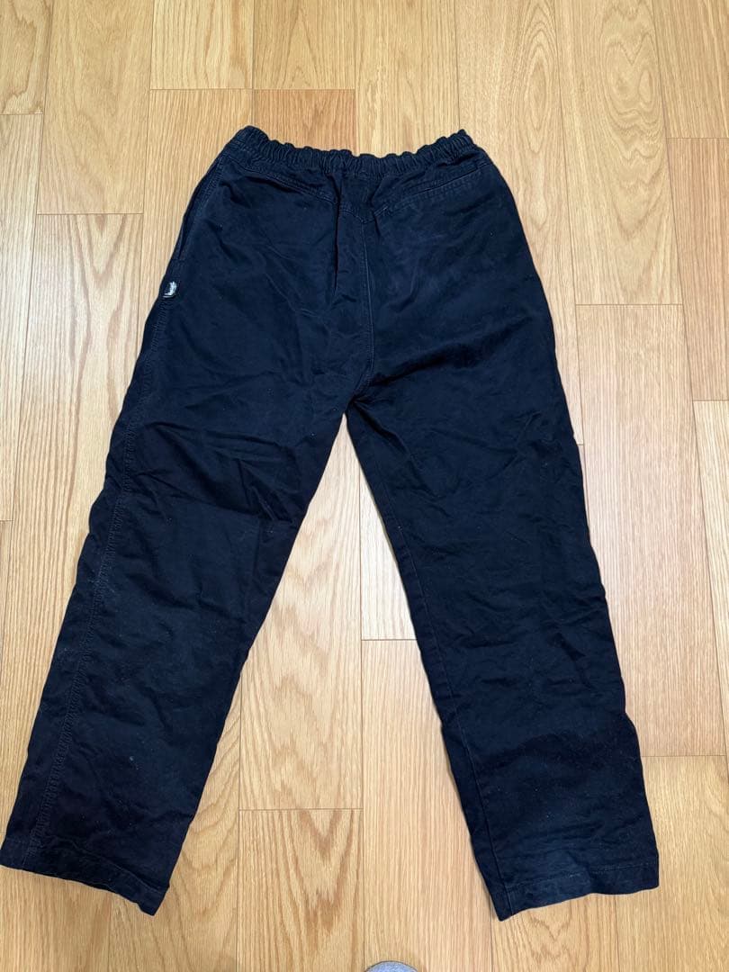 【希少】StussyBEACH PANTS ブラック サイズS