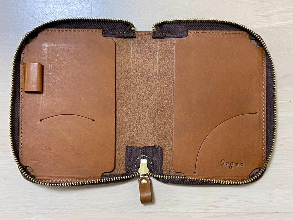 Organ オルガン ヘルツ レザー ほぼ日手帳 ケース A6 HERZ 美品