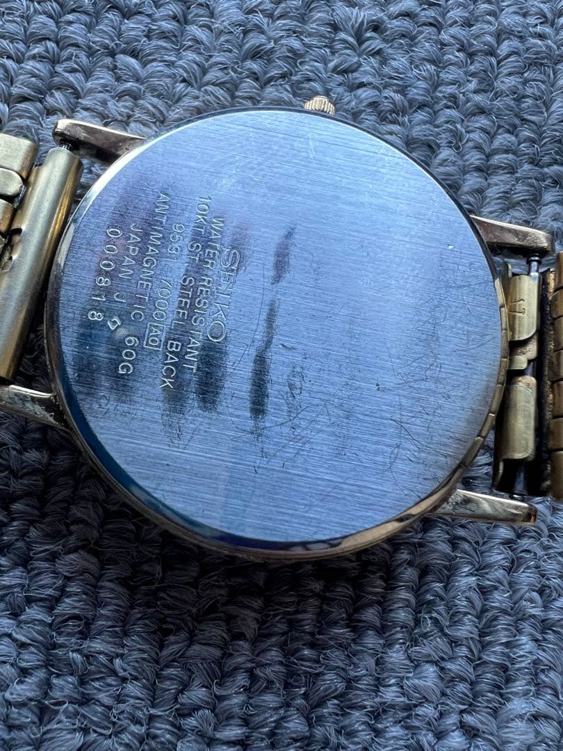 セイコー ドルチェ メンズ 10KT 腕時計