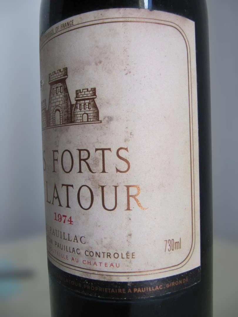 レ フォール ド ラトゥール 1974年 赤ワイン