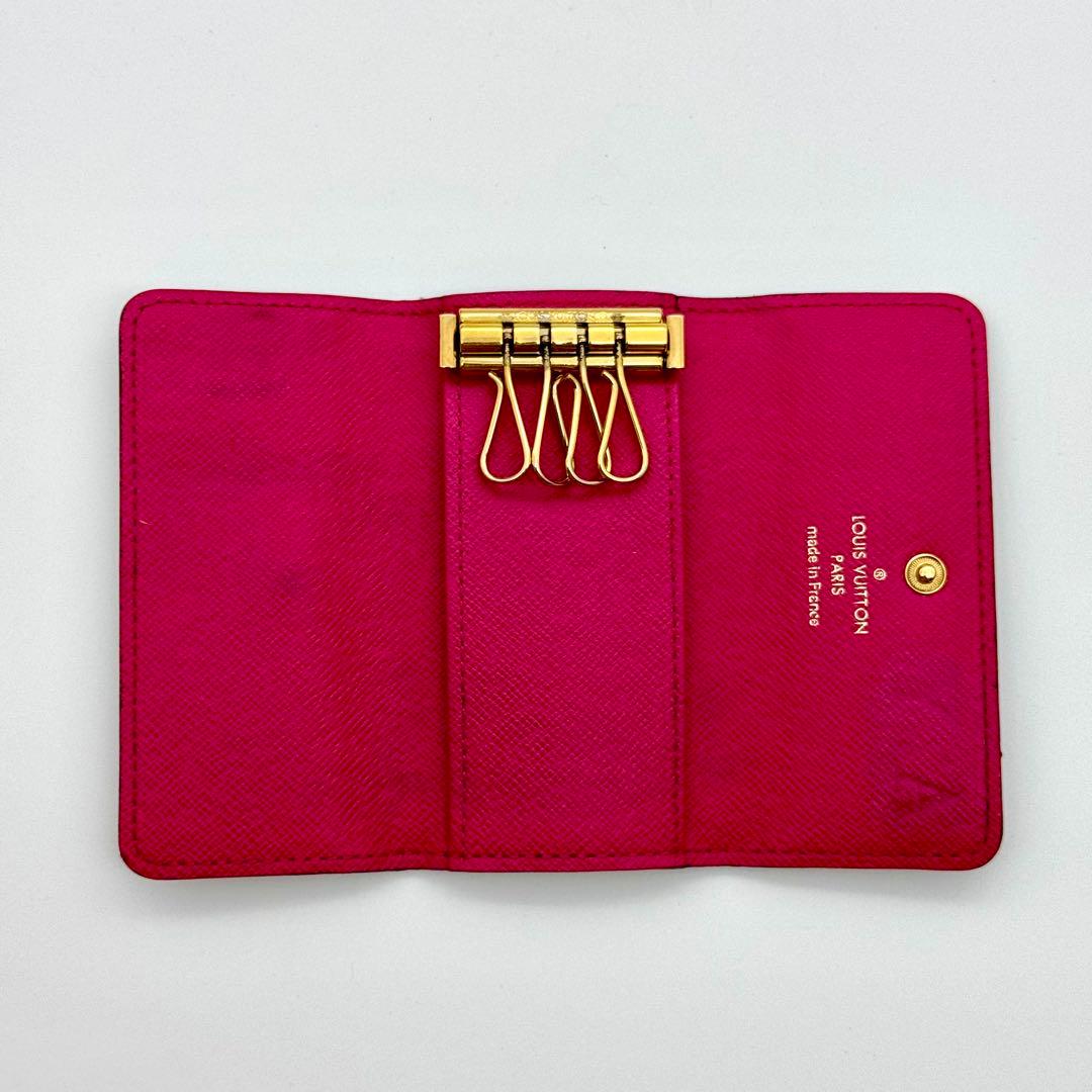 ✨美品 ✨ ヴィトン ミュルティクレ4 フューシャ モノグラム キーケース