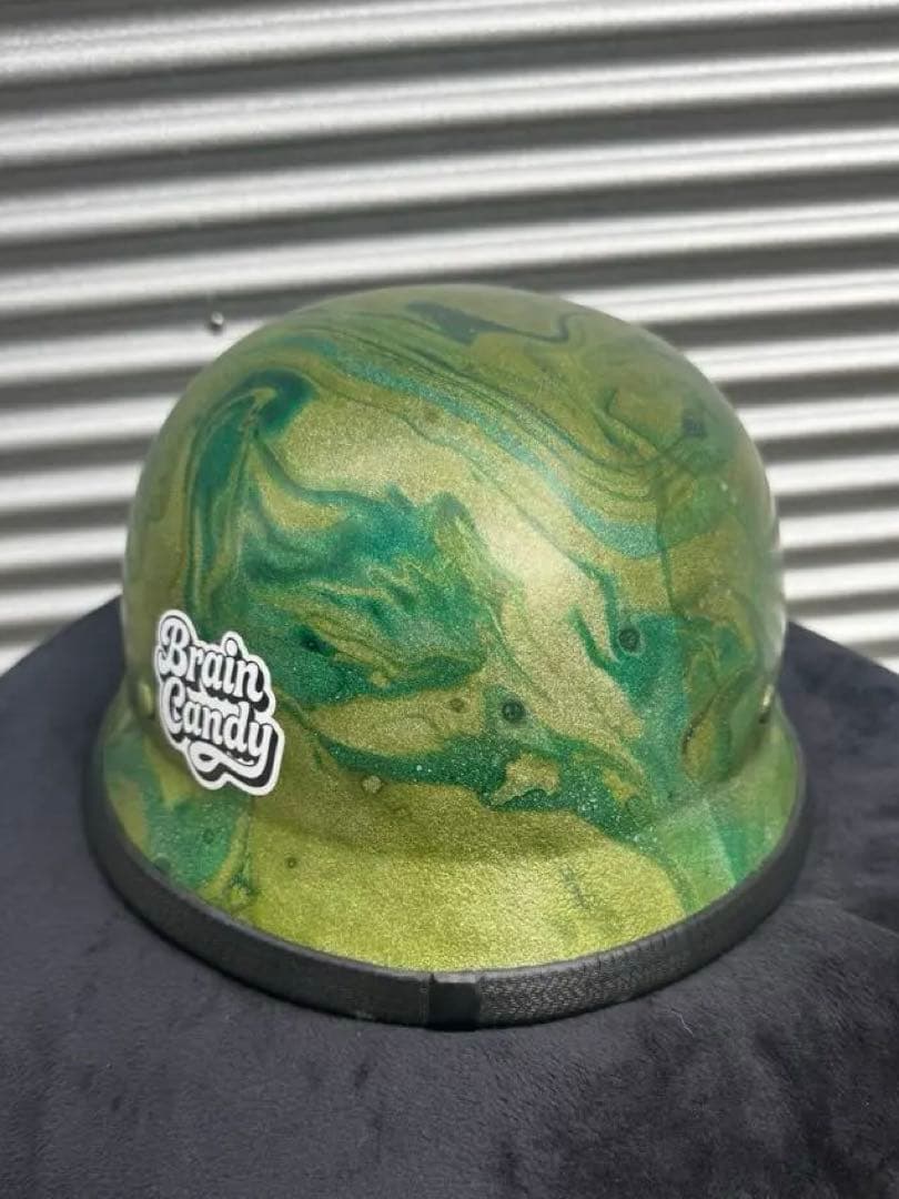 ナチヘル ジャーマンヘルメット マーブルペイント