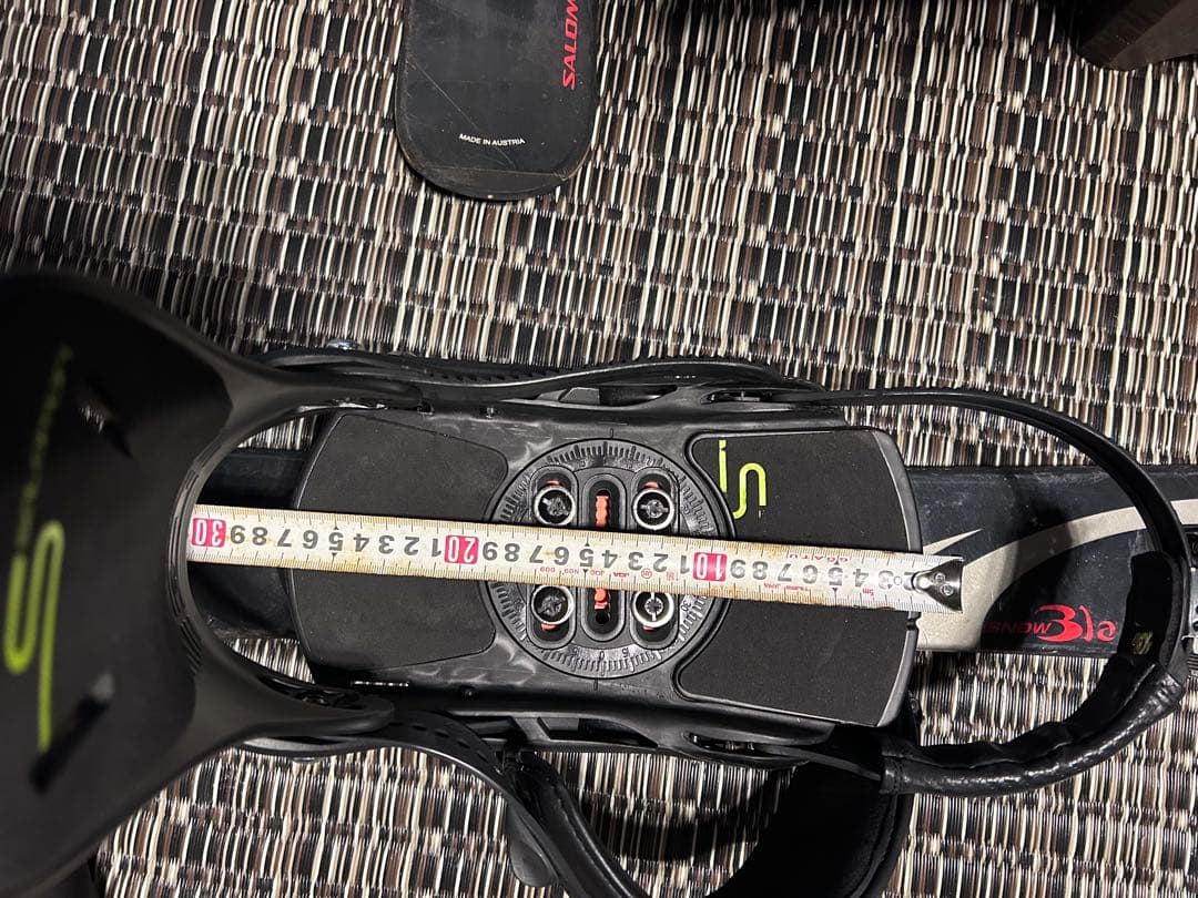 ショートスキー　ファンスキー　サロモン　スノーブレード　ビンディング付き