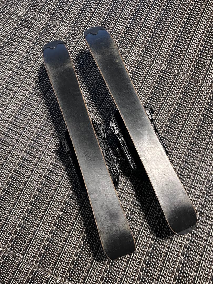 ショートスキー　ファンスキー　サロモン　スノーブレード　ビンディング付き