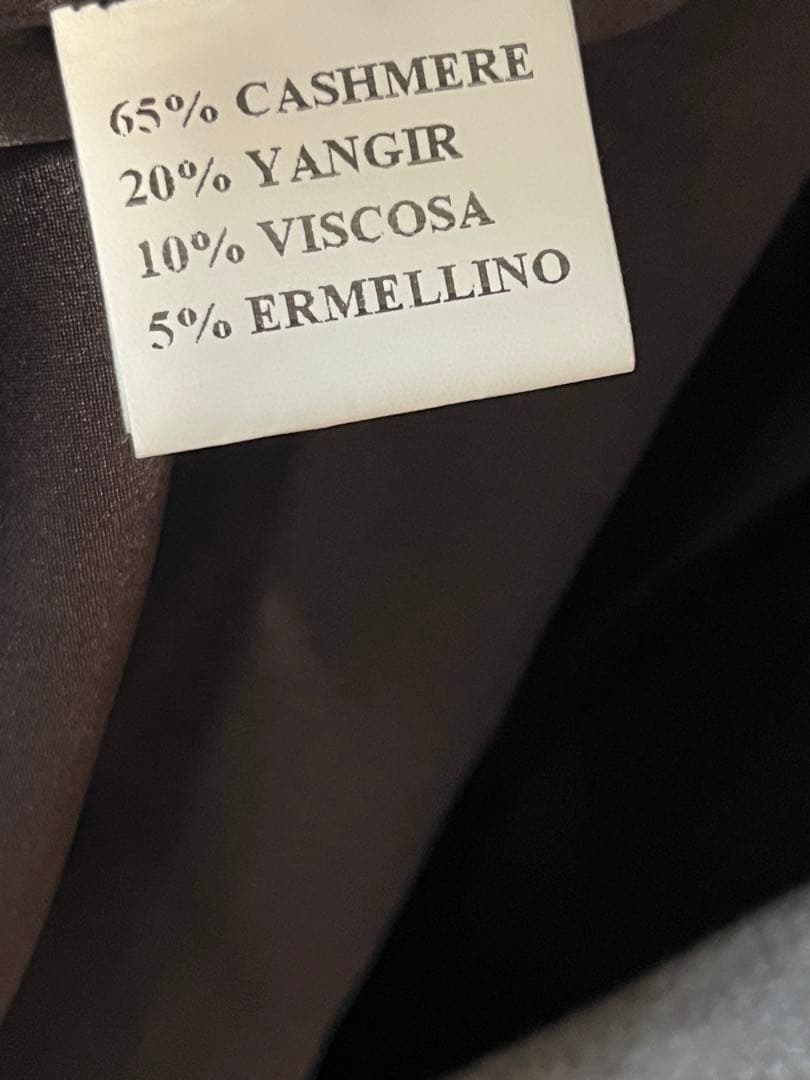 Kiton NAPOLI ロングコート size 42 グレーベージュITALY