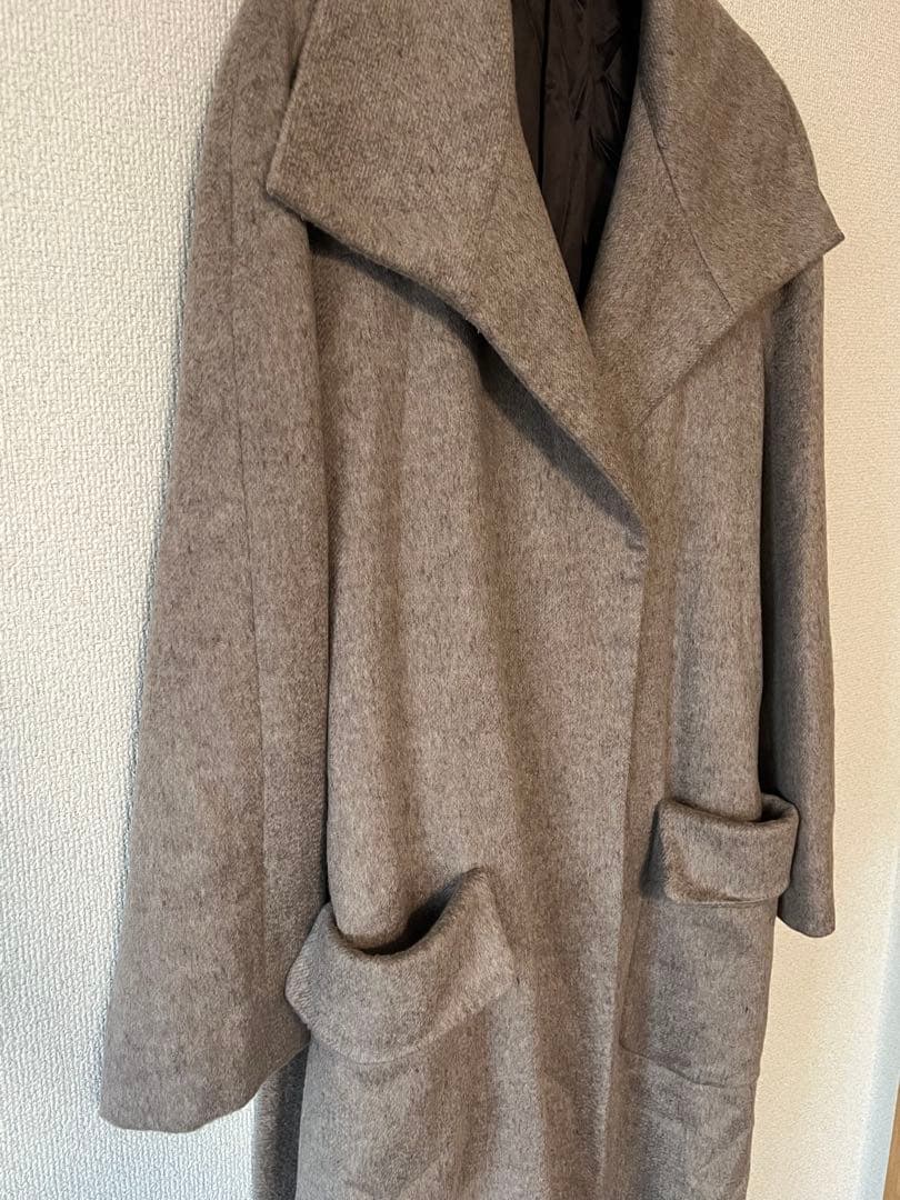 Kiton NAPOLI ロングコート size 42 グレーベージュITALY