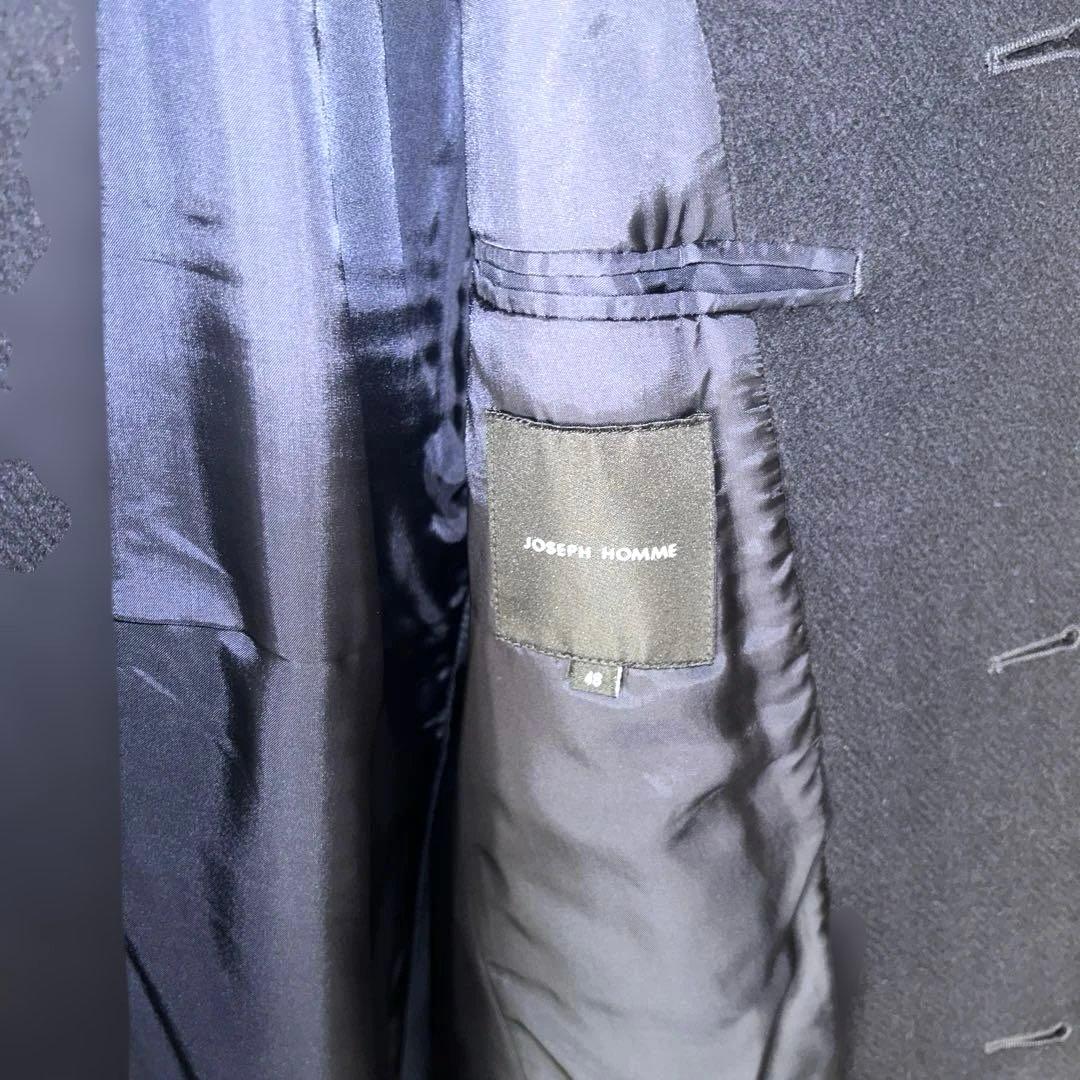 JOSEPH HOMME ネイビー チェスターコート48