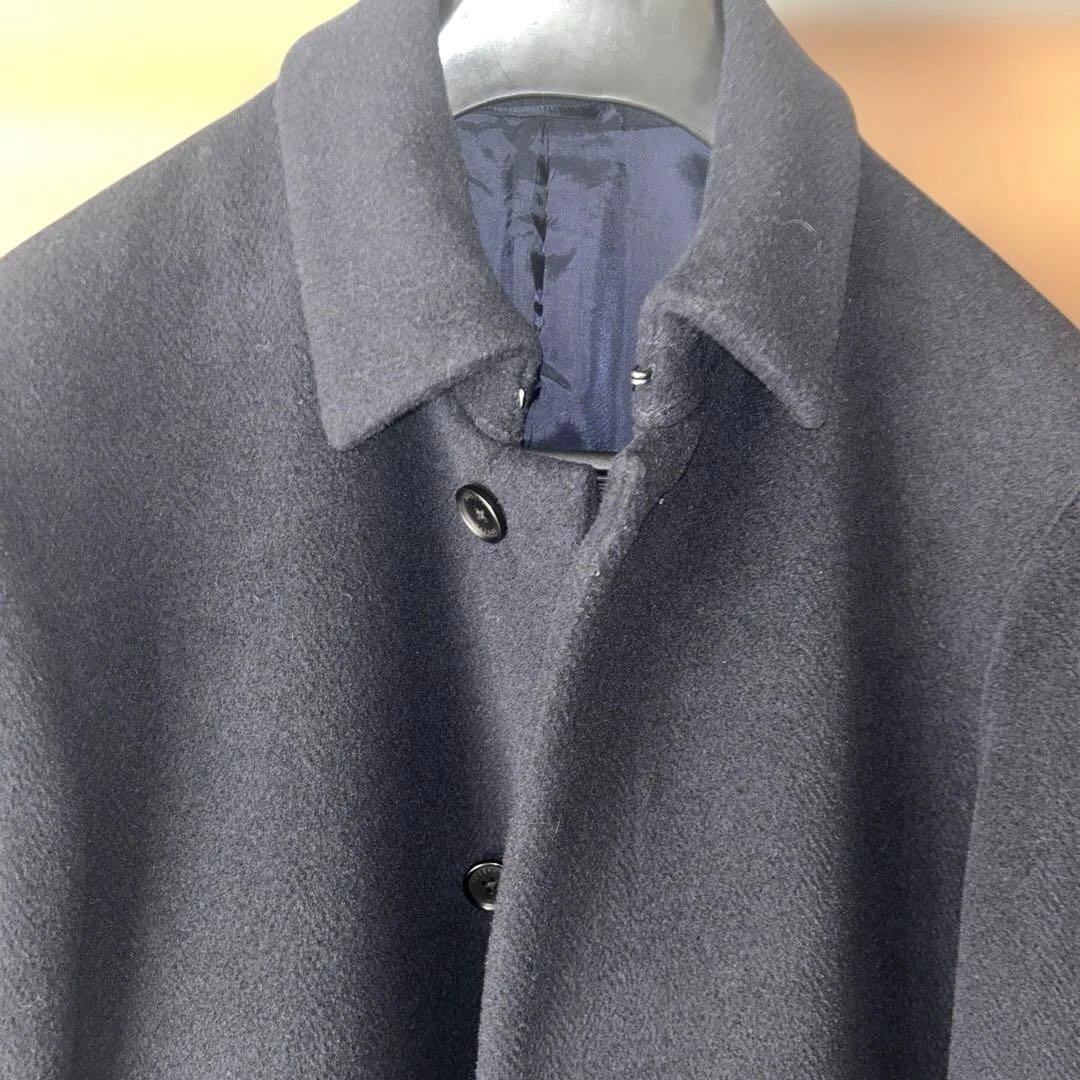 JOSEPH HOMME ネイビー チェスターコート48