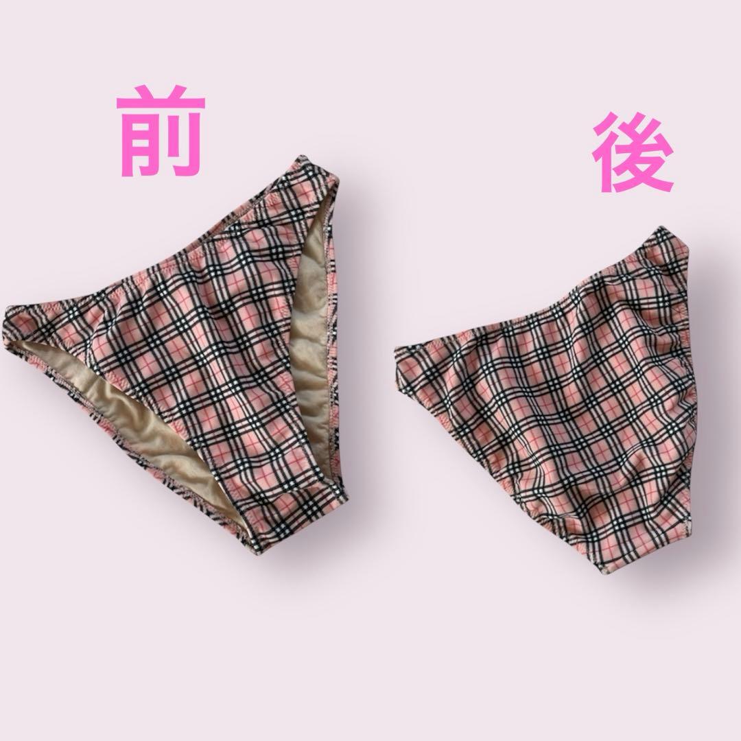 ♡美品バーバリーブルーレーベル 3点セット 水着 M ピンク