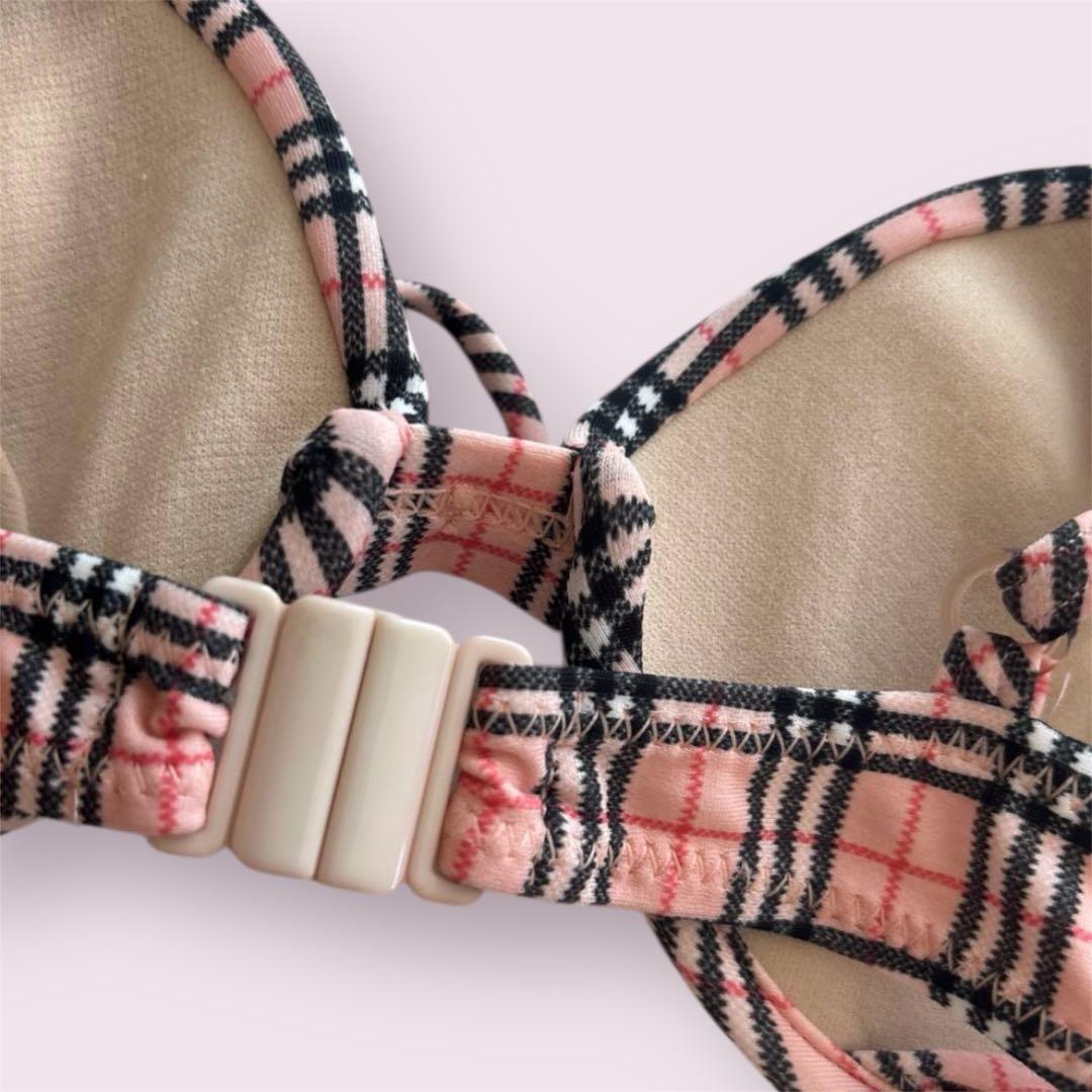 ♡美品バーバリーブルーレーベル 3点セット 水着 M ピンク