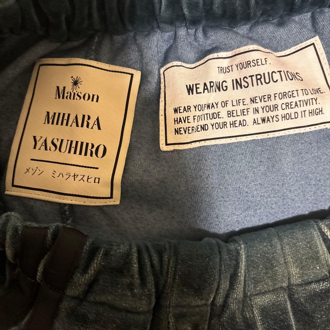 MIHARA YASUHIRO ベロアパンツ