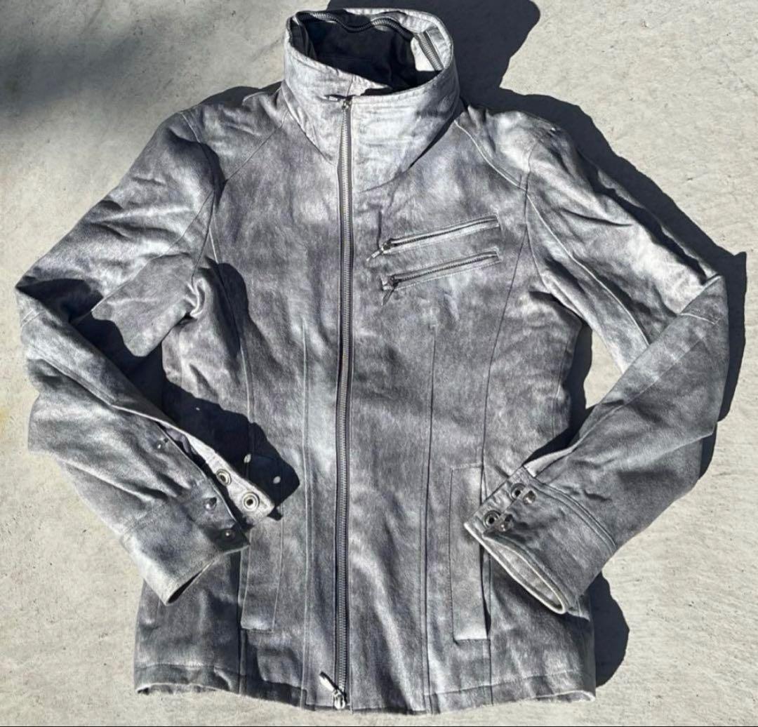 archive フェードジャケット ダブルジッ プモード系