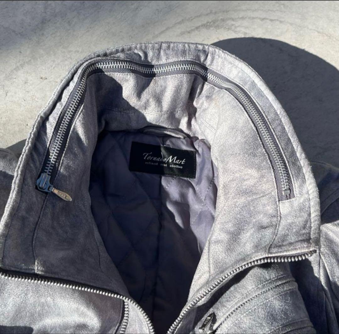 archive フェードジャケット ダブルジッ プモード系